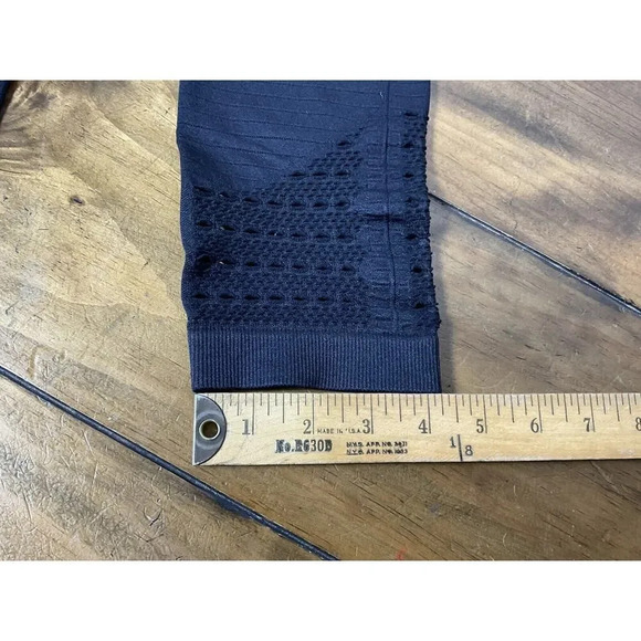 GYMSHARK Energy Seamless Leggings Womens Size Small Black High Rise - Picture 10 of 11